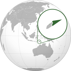 Location of East Timor