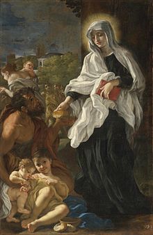 Baciccio-Saint Francesca Romana Giving Alms.jpg