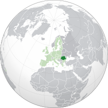 EU-Romania (orthographic projection).svg