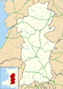 Location of County of Powys