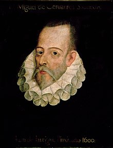 Portrayal of Cervantes, attributed to Juan de Jáuregui [a]