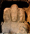 Trimurti in Elephanta Caves