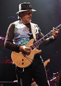 Santana performing in March 2011