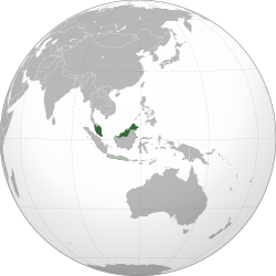 Location of Malaysia