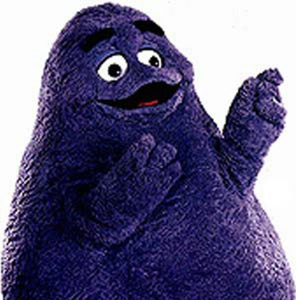 Image result for grimace mcdonald