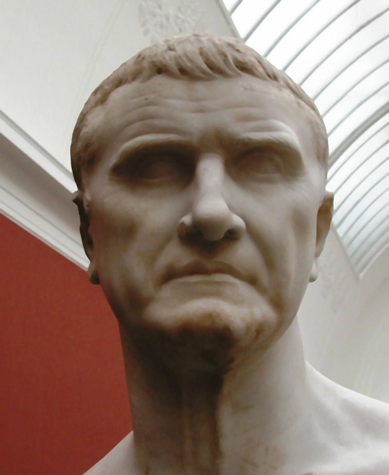 White male bust