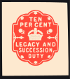 10 Percent Legacy and Succession Duty Impressed Duty Stamp.svg