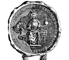 Seal of Przemysł II King of Poland from 1296.PNG