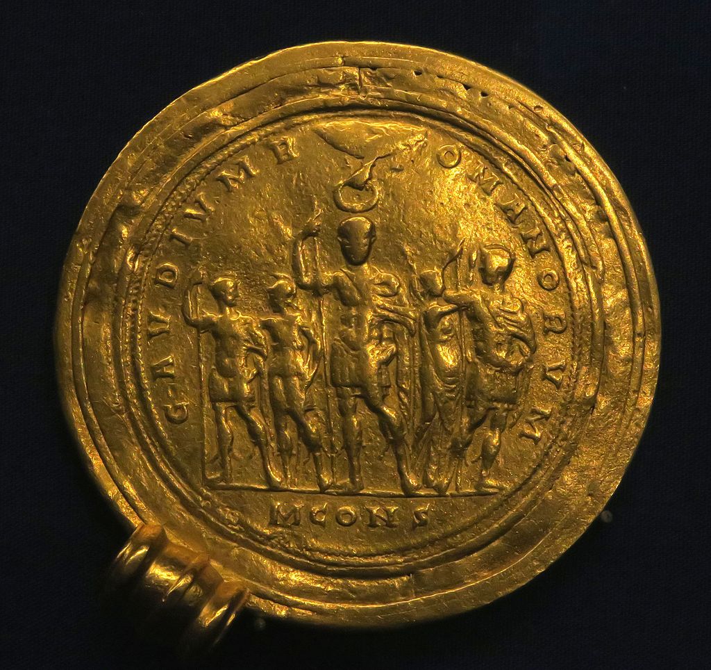 Römische Goldmünze Gaudium Romanorum.jpg