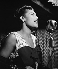 Holiday at the Downbeat Jazz Club in New York City, 1947